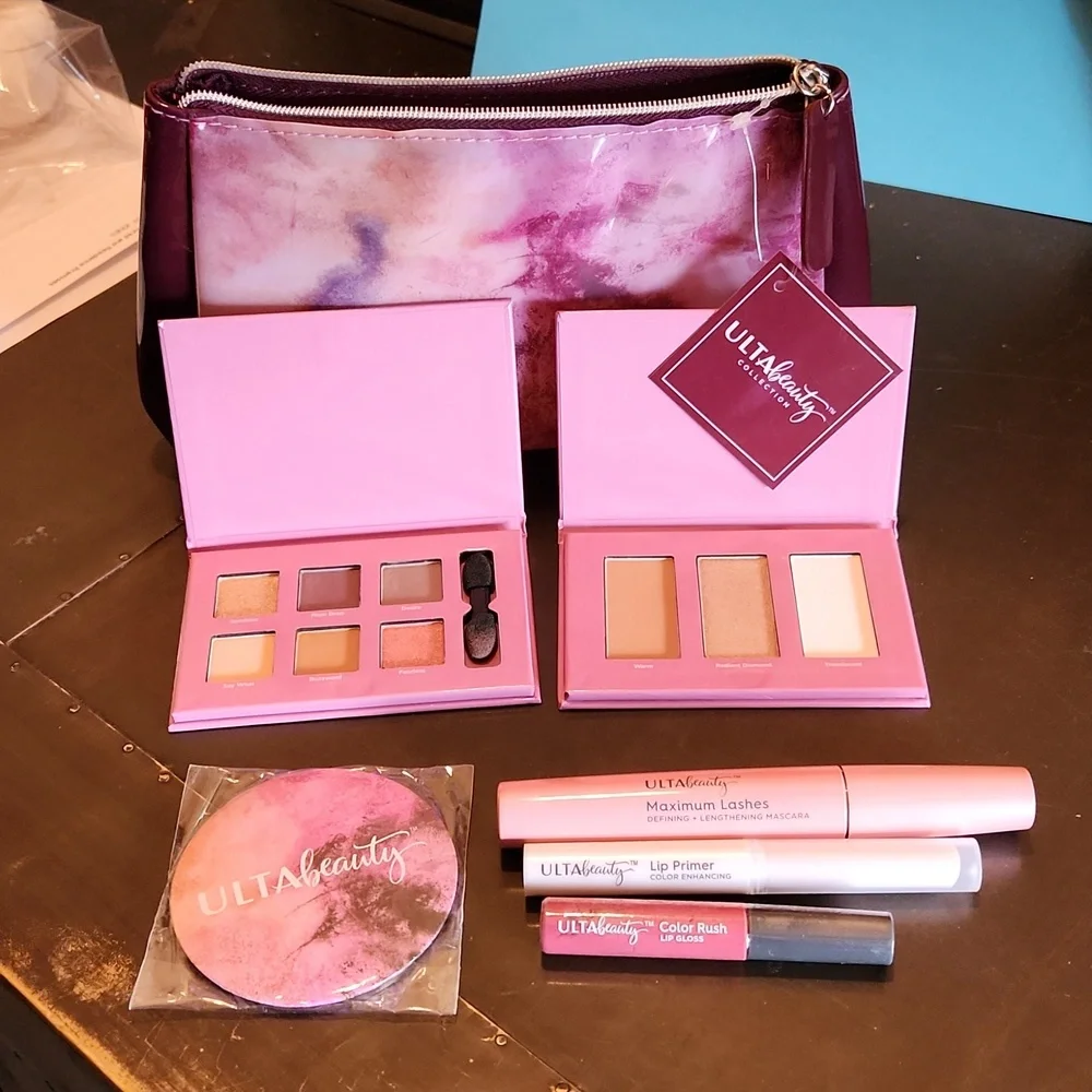 Ulta makeup bag with makeup